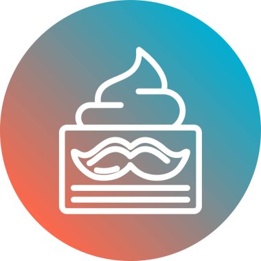 Pasta Simgesinin Vektör illüstrasyonu