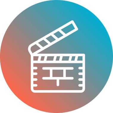 film vektör illüstrasyon simgesi