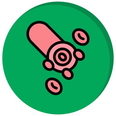 Beyzbolun izole edilmiş tek bir ikonunun vektör çizimi