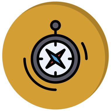 Saat simgesi, vektör illüstrasyonu