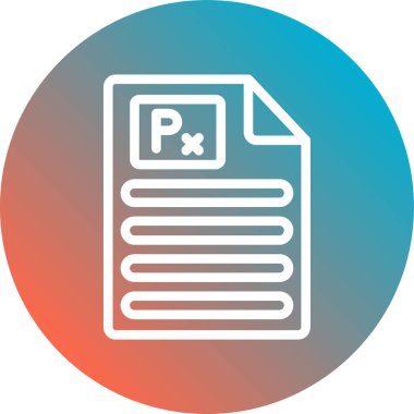 dosya biçimi simgesi, vektör illüstrasyonu