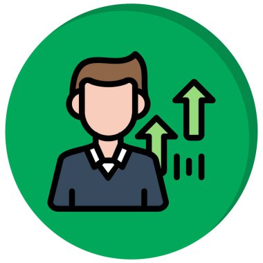 iş simgesi vektör illüstrasyonu