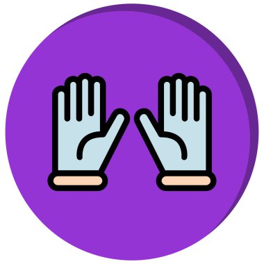 El simgesinin vektör illüstrasyonu