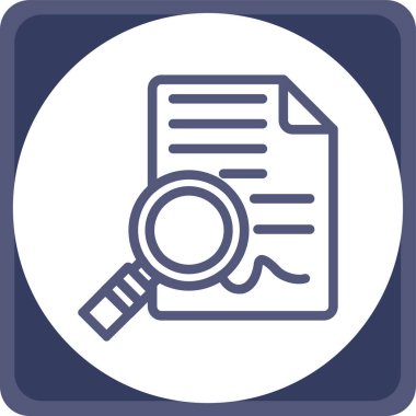 Arama simgesi vektör illüstrasyonu