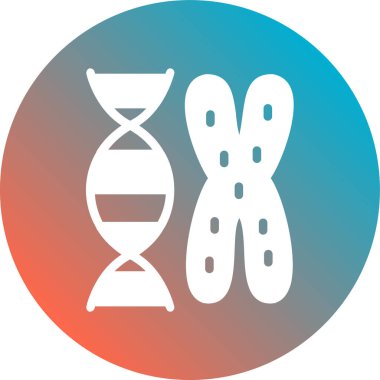 DNA simgesi, vektör illüstrasyonu