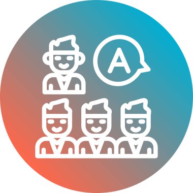 insanlar simge vektör illüstrasyonu