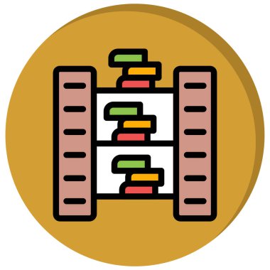 Kitap kitaplığı simgesi