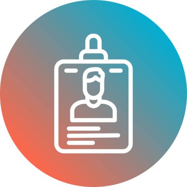 Bir insan simgesinin vektör illüstrasyonu