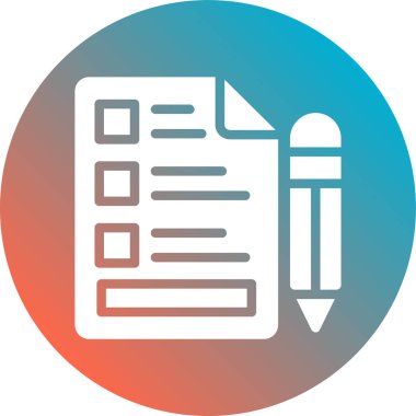 Belge simgesinin vektör illüstrasyonu