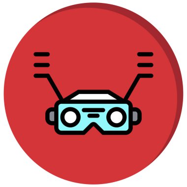 robot web simgesi basit tasarım