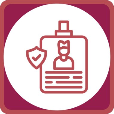 Pano simgesi vektör illüstrasyonu