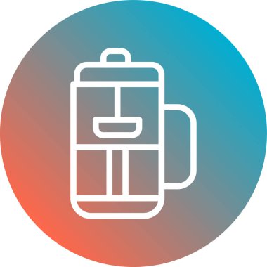 Kettle simgesinin vektör illüstrasyonu