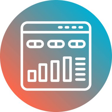 Ağ simgesi. Web 'in vektör illüstrasyonu