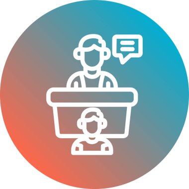 seo modern simgesinin vektör illüstrasyonu