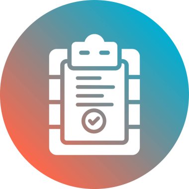 Belge simgesinin vektör illüstrasyonu