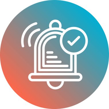 vektör onay işareti simgesi