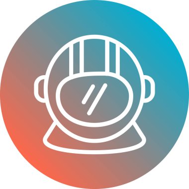 Bir yüz simgesinin vektör illüstrasyonu