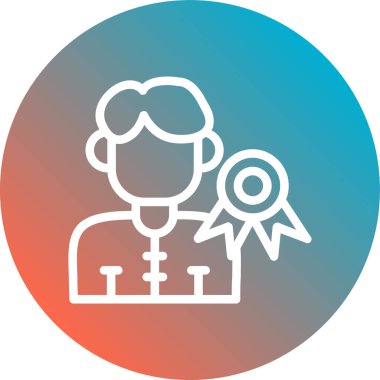 Kadın simgesinin vektör illüstrasyonu