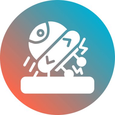 Modern simgenin vektör illüstrasyonu