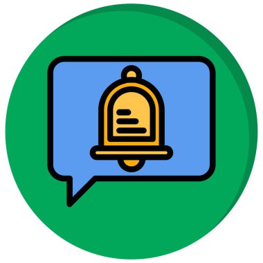 vektör çan simgesi basit vektör