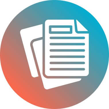 dosya vektör dairesi modern simge tasarımı