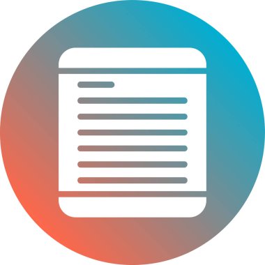 gazete simgesi vektör illüstrasyonu