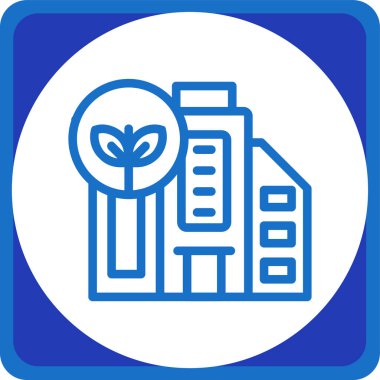 Çiçek. Web simgesi basit illüstrasyon