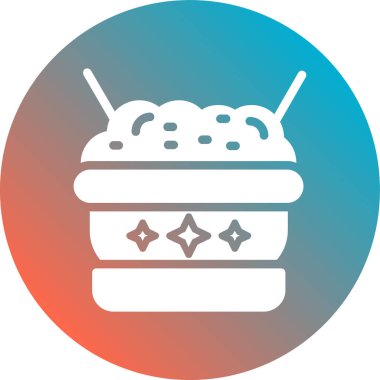 yiyecek ikonu vektör illüstrasyonu