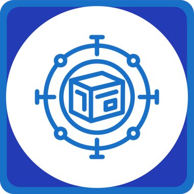 seo modern simgesinin vektör illüstrasyonu