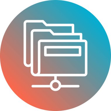 Belge simgesinin vektör illüstrasyonu