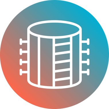 Modern simgenin vektör illüstrasyonu