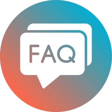 faq web vektör simgesi