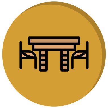 tablo simgesi vektör illüstrasyonu