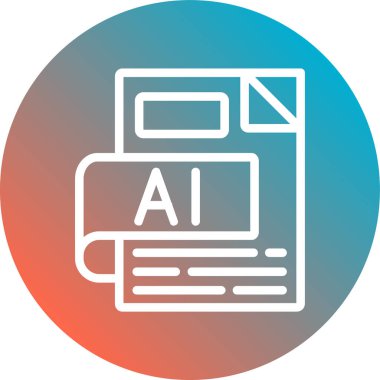 Modern simgenin vektör illüstrasyonu