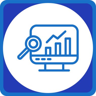 seo modern simgesinin vektör illüstrasyonu