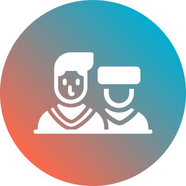 Maskeli bir adamın vektör çizimi