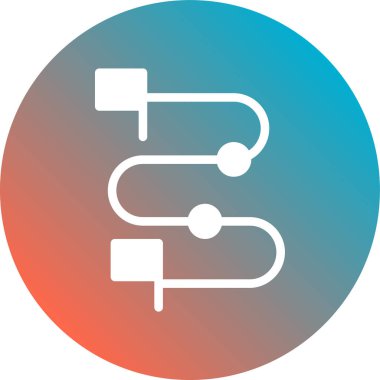 Modern b 'nin vektör illüstrasyonu eksik simgesi