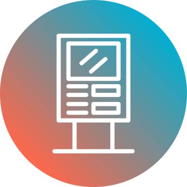 Modern ikon vektör illüstrasyonu, yaz tatili konsepti