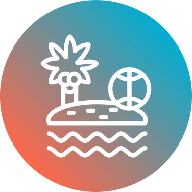 yüzme ikonu vektör illüstrasyonu