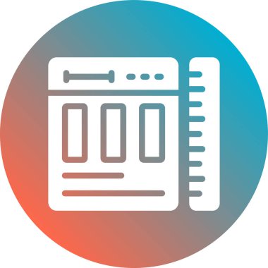 belge simgesi vektör illüstrasyonu