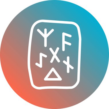 Bir burç işaretinin vektör çizimi