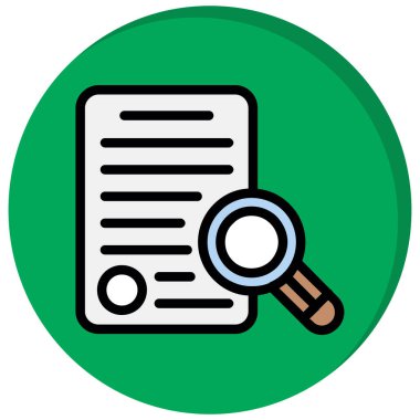 Simge vektörünü büyüt. düz resimleme