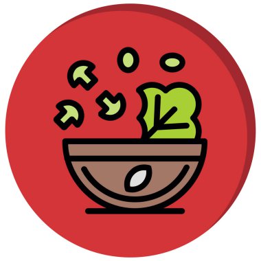 kase simgesi, vektör illüstrasyonu