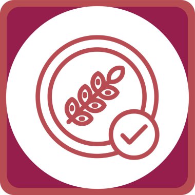 Gıda simgesinin vektör illüstrasyonu