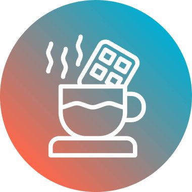 Kahve fincanı. Basit tasarım