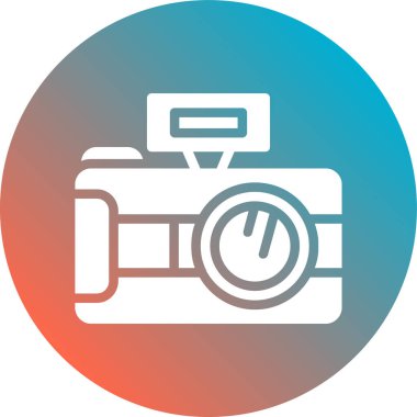 Kameranın vektör illüstrasyonu