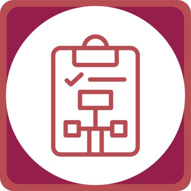 Modern Evrak Çantası simgesinin vektör çizimi