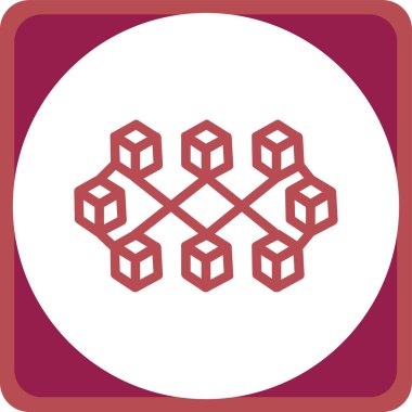 Modern bir simgenin vektör illüstrasyonu