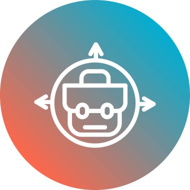 seo modern simgesinin vektör illüstrasyonu