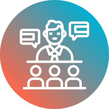 İş ve finans simgesinin vektör illüstrasyonu